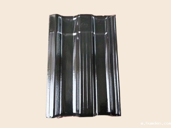 直角平板瓦（亮光黑）